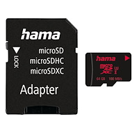 Hama Memory Card Micro SDXC 64GB U3 UI V30 100MB/s