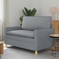 vidaXL Soffa Ljusgrå 126 x 81 x 87,5 cm
