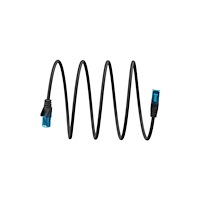 Goobay Goobay Ultraflexibles CAT 6A patchkabel U/UTP, svart (79196)