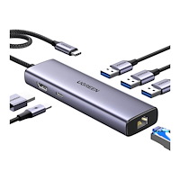 Ugreen Ugreen - hubb - 6-i-1 USB C, 4K - 6 portar
