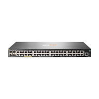 Hewlett Packard Enterprise HPE Aruba 2930F 48G PoE+ 4SFP+ - switch - 48 portar - Administrerad - rackmonterbar