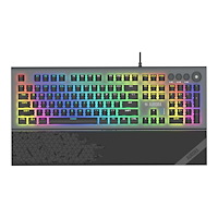 IBOX iBOX Aurora K-5 - tangentbord - QWERTY - svart, silver Inmatningsenhet