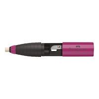 FABER-CASTELL Faber-Castell - radergummihållare - blå, björnbär