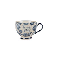 SASS & BELLE Blue Willow Floral Mug