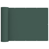 vidaXL Balkongskärm 200 x 300 cm Tyg med PU-beläggning Mörkgrön