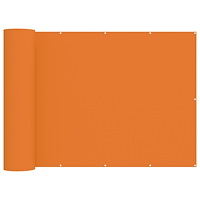 vidaXL Balkongskärm 200 x 200 cm Tyg med PU-beläggning Orange