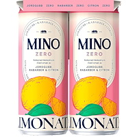 Mino Jordgubb Rabarber Citron Zero 33cl 4-pack