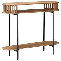 vidaXL Hantverksmässig sluttabell Teakbrun 90 x 30 x 75 cm