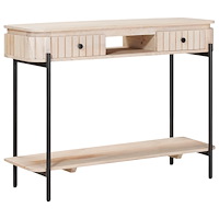 vidaXL Hantverksmässig sluttabell Vit 100 x 30 x 76 cm