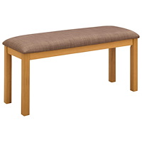 vidaXL Matbänk 95 x 32 x 45 cm Massivt Ekträ Grå