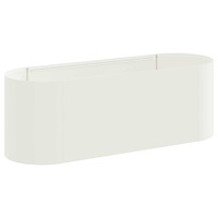 vidaXL Höjd Trädgårdsbädd Vit 120 x 40 x 40 cm