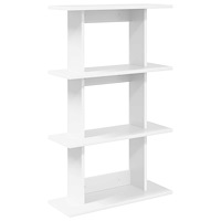 vidaXL Vägg hylla Väggmonterat Vit 56 x 20 x 90 cm Konstruerat trä