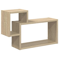 vidaXL Vägg hylla Väggmonterat Brun 55 x 15 x 35 cm Konstruerat trä