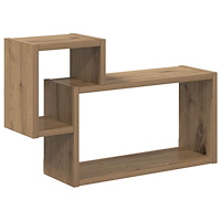 vidaXL Vägg hylla Väggmonterat Brun 55 x 15 x 35 cm Konstruerat trä