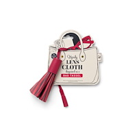 That Company Called If Bag Tassel Lens Cloths - Burgundy