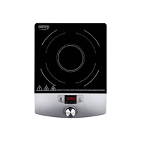 ADLER Camry Premium CR 6515 - induktionsvärmeplatta - svart/silver