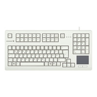 CHERRY CHERRY Advanced Performance Line TouchBoard G80-11900 - tangentbord - tysk - ljusgrå Inmatningsenhet