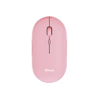 Trust Computer Products Trust Puck - mus - Bluetooth, 2.4 GHz - rosa