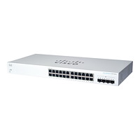 Cisco Systems Cisco Business 220 Series CBS220-24T-4X - switch - 24 portar - smart - rackmonterbar