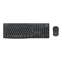 Logitech Logitech MK370 Combo for Business - sats med tangentbord och mus - AZERTY - fransk - grafit Inmatningsenhet