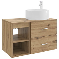 vidaXL Badrumsmöbelset 2 pcs Artisan-ek Konstruerat trä