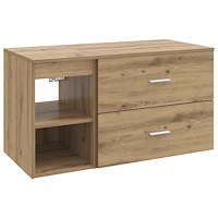 vidaXL Badrumsmöbelset 2 pcs Artisan-ek Konstruerat trä