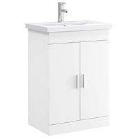vidaXL Badrumsmöbelset Vit 61 x 40 x 84,5 cm Konstruerat trä