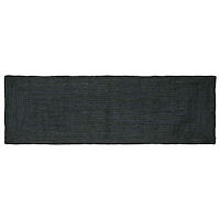 vidaXL Områdesmattor Rektangulär Mörkgrå 80 x 200 cm Jute