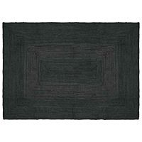 vidaXL Områdesmattor Rektangulär Mörkgrå 120 x 170 cm Jute