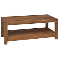 vidaXL Kaffeebord Naturlig 100 x 50 x 40 cm Massivt teakträ