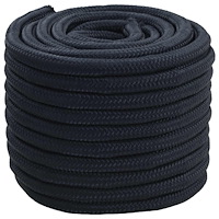 vidaXL Båtsnöre Kungsblå 25 m Polyester