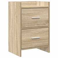 vidaXL Sängbord Sonoma-ek 40 x 30 x 60 cm Konstruerat trä