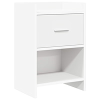 vidaXL Sängbord Vit 40 x 30 x 60 cm Konstruerat trä