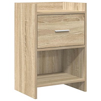 vidaXL Sängbord Sonoma-ek 40 x 30 x 60 cm Konstruerat trä