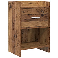 vidaXL Sängbord Gammalt trä 40 x 30 x 60 cm Konstruerat trä