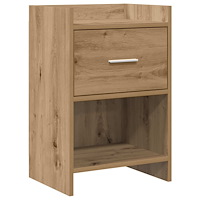 vidaXL Sängbord Artisan-ek 40 x 30 x 60 cm Konstruerat trä
