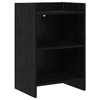 vidaXL Sängbord Svart ek 40 x 30 x 60 cm Konstruerat trä