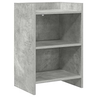 vidaXL Sängbord Betonggrå 40 x 30 x 60 cm Konstruerat trä