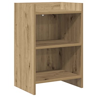 vidaXL Sängbord Artisan-ek 40 x 30 x 60 cm Konstruerat trä