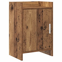 vidaXL Sängbord Gammalt trä 40 x 30 x 60 cm Konstruerat trä