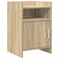vidaXL Sängbord Sonoma-ek 40 x 36 x 60 cm Konstruerat trä