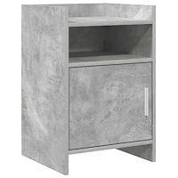 vidaXL Sängbord Betonggrå 40 x 36 x 60 cm Konstruerat trä