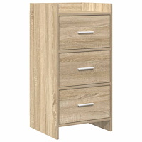 vidaXL Sideboard Sonoma-ek 40 x 36 x 80 cm Konstruerat trä
