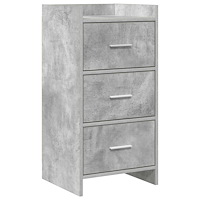 vidaXL Sideboard Betonggrå 40 x 36 x 80 cm Konstruerat trä