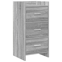 vidaXL Sideboard Grå Sonoma 40 x 36 x 80 cm Konstruerat trä