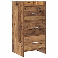 vidaXL Sideboard Gammalt trä 40 x 36 x 80 cm Konstruerat trä