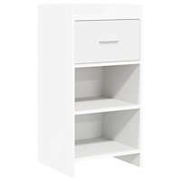 vidaXL Sideboard Vit 40 x 36 x 80 cm Konstruerat trä
