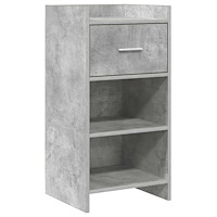 vidaXL Sideboard Betonggrå 40 x 36 x 80 cm Konstruerat trä