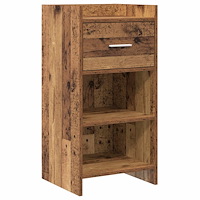 vidaXL Sideboard Gammalt trä 40 x 36 x 80 cm Konstruerat trä
