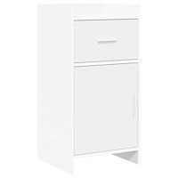 vidaXL Sideboard Vit 40 x 36 x 80 cm Konstruerat trä